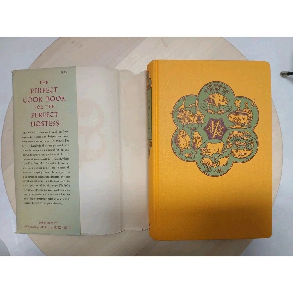 Vintage The Perfect Hostess Cook Book 1964 with‎ Dust Jacket